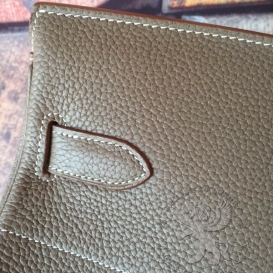 Hermes Birkin Togo Shoulder 42cm Grey