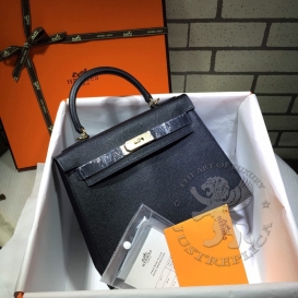 Hermes Kelly Epsom 28cm Black