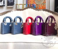 Dior Lady Dior 17cm Crocodile MISC