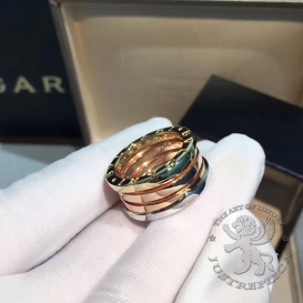 Bulgari Ring B.zero1 four-band 3 Golds