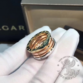 Bulgari Ring B.zero1 four-band 3 Golds