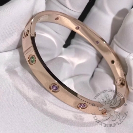 CARTIER Bracelet Love multi gemstone