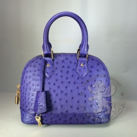 Louis Vuitton Vernis Alma Bag 25cm Ostrich