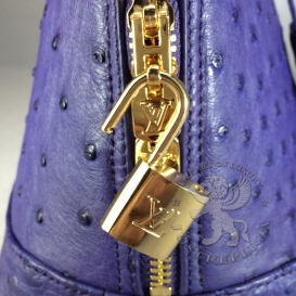Louis Vuitton Vernis Alma Bag 25cm Ostrich