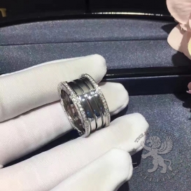 Bulgari Ring B.zero1 four-band with Diamonds