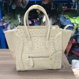 Celine Luggage Mini 30cm Ostrich