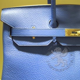 Hermes Birkin Togo-veins 35cm Blue Hydra