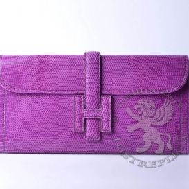 Hermes Jige Clutch Lizard