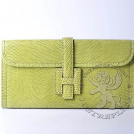 Hermes Jige Clutch Lizard