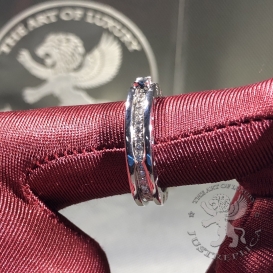Bulgari Ring B.Zero1 one-band with rim for Diamond