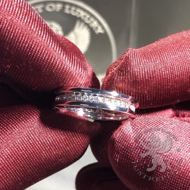 Bulgari Ring B.Zero1 one-band with rim for Diamond