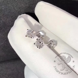 CARTIER Earrings C de Cartier 1 main Diamond