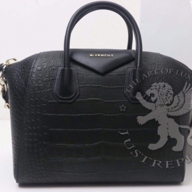 Givenchy Medium Antigona Bag 34cm Croco Embossed