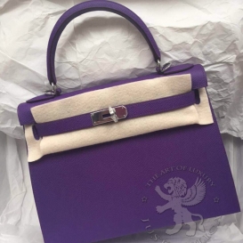 Hermes Kelly Epsom 28cm Crocus