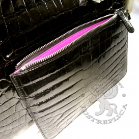 Diorissimo 38cm Crocodile Shiny  Black