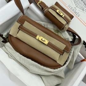 Hermes Moove bag Swift Gold (37)
