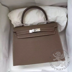 Hermes Kelly Epsom 28cm Etoupe PHS