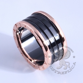 Bulgari Ring B.Zero1 four-band black