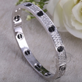 CARTIER Bracelet Love 204 Diamonds black
