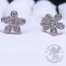 Van Cleef Arpels Earstuds Socrate Flower 22D