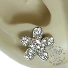 Van Cleef Arpels Earstuds Socrate Flower 22D