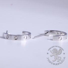 CARTIER Earrings LOVE 4D