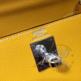 Hermes Kelly Epsom 28cm Jaune d'or