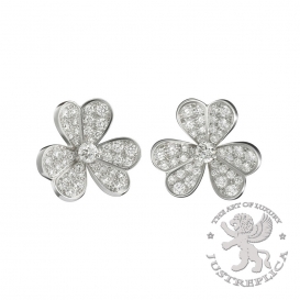 Van Cleef Arpels Earstuds Frivole 86D
