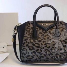 Givenchy Small Antigona Bag 28cm Horse Fur Dark