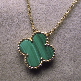 Van Cleef & Arpels Necklace Vintage Alhambra Malachite