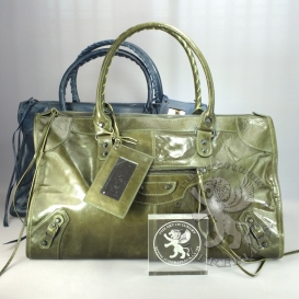 Balenciaga City Giant 38cm Olive Green