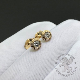 CARTIER Earrings Legers De Cartier 0.1ct diamonds