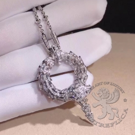 Bulgari Necklace Serpenti large snake pave Diamonds