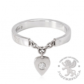 CARTIER Ring Heart Charm 1 Diamond