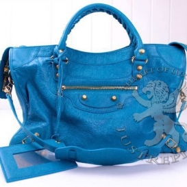 Balenciaga City Giant 38cm Blue