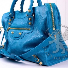 Balenciaga City Giant 38cm Blue