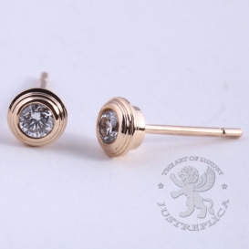 CARTIER Earrings Legers De Cartier 0.2ct diamonds