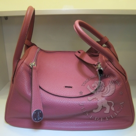 Hermes Lindy Togo 30cm Cassis