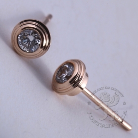 CARTIER Earrings Legers De Cartier 0.3ct diamonds