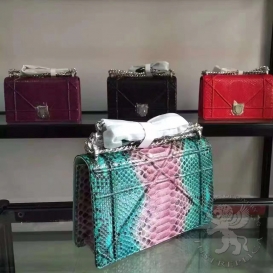 Dior Diorama 25cm Python Grin-Pink