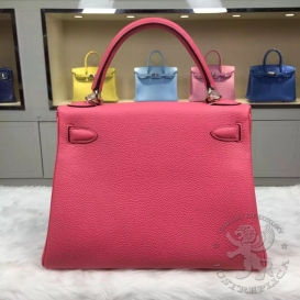 Hermes Kelly Togo 28cm U5 Rose Lipstick