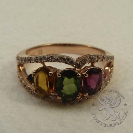 Bulgari Ring Festa Gemsones Diamonds