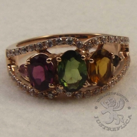 Bulgari Ring Festa Gemsones Diamonds