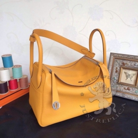 Hermes Lindy Togo 30cm Coral