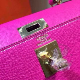 Hermes Kelly Epsom 28cm Rose Tyrien Sellier