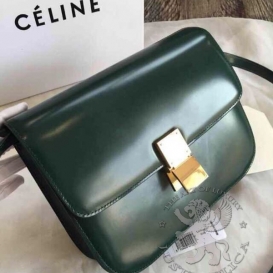 Celine Box Glossy Green