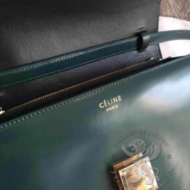 Celine Box Glossy Green