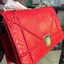 Dior Diorama 25cm Python Red