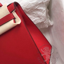 Hermes Kelly Epsom 28cm Rouge Casaque Sellier