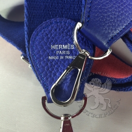 Hermes Evelyne Togo 28cm Blue Electric
